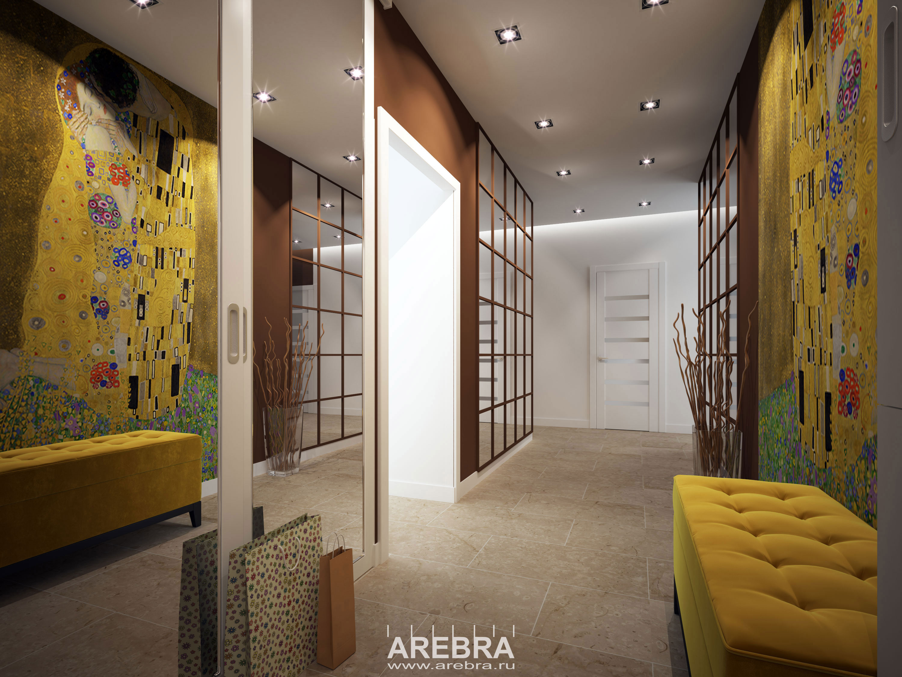 Дизайн проект интерьера квартиры в г.Сосновый Бор, площадью 84 кв.м.
