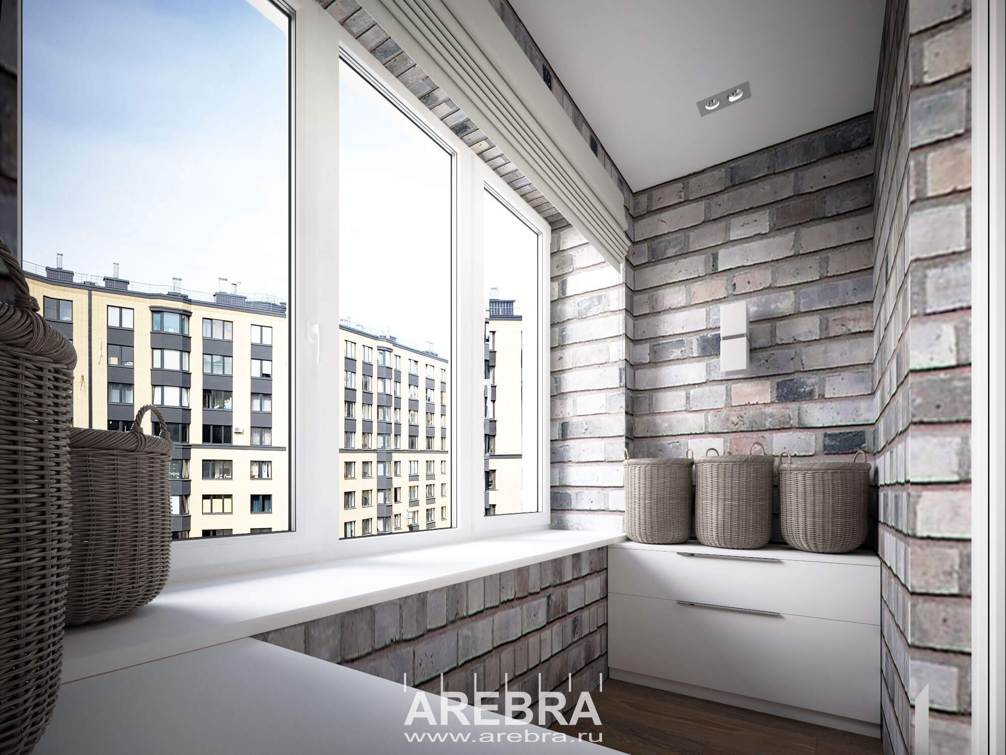 Дизайн проект интерьера квартиры общей площадью 69,7м2, г. Санкт-Петербург, ул. Малая Бухарестская, д12