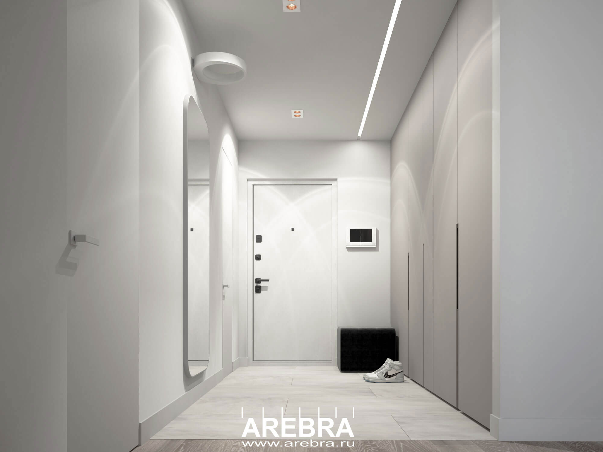 Дизайн проект интерьеров квартиры в ЖК Magnifika Residence (Магнифика Резиденс) общей площадью 65,4м2